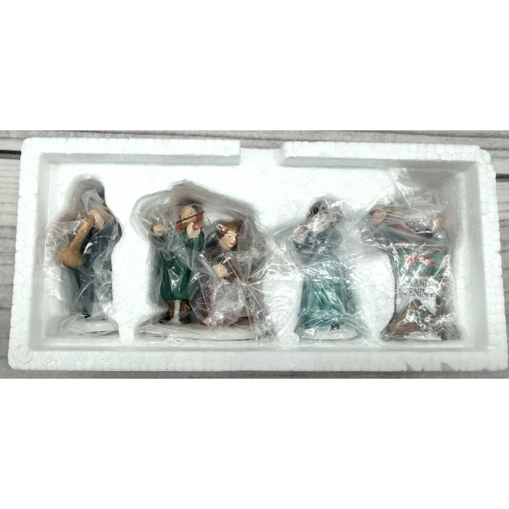 DEPT 56 HERITAGE VILLAGE COLLECTION CHAMBER ORCHESTRA - SET OF‎ 4 - RETIRED